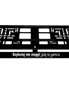 Szybciej nie mogę, jadę na gwincie