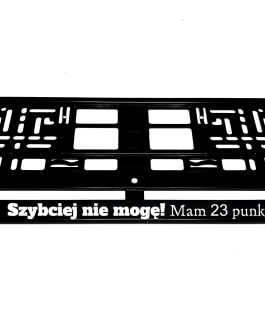 Szybciej nie mogę, mam 23 punkty